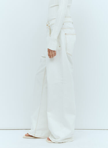 르 데-님 라지 진 Jacquemus 르 데-님 라지 진 베이지 jac0256039