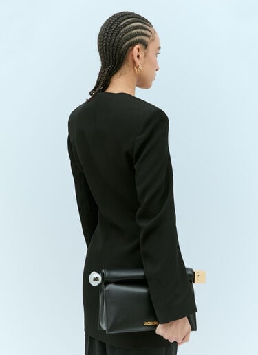 La Pochette Rond Carré Clutch Jacquemus La Pochette Rond Carré Clutch Black jac0256054