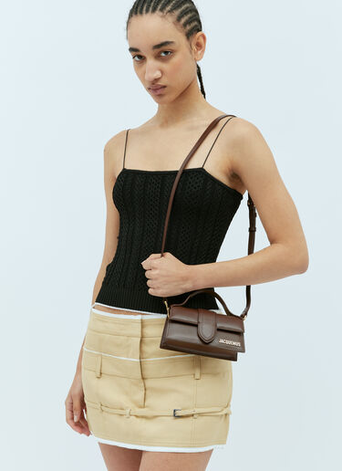 Jacquemus 르 밤비노 핸드백 브라운 jac0256071