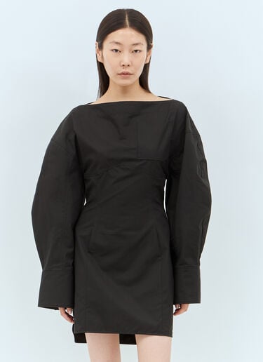 라 로브 슈미즈 카자코 원피스 Jacquemus 라 로브 슈미즈 카자코 원피스 블랙 jac0258013