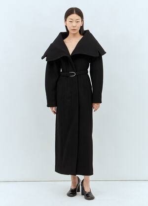 Jacquemus Le Manteau Caruso 大衣  黑色 jac0258022