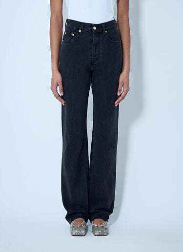 Jacquemus Le De-NÃ®mes Droit 牛仔裤  黑色 jac0260008