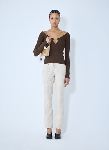 Le Haut Pralu Top Jacquemus Le Haut Pralu Top Brown jac0260011