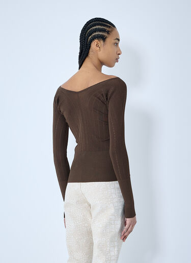 Le Haut Pralu Top Jacquemus Le Haut Pralu Top Brown jac0260011