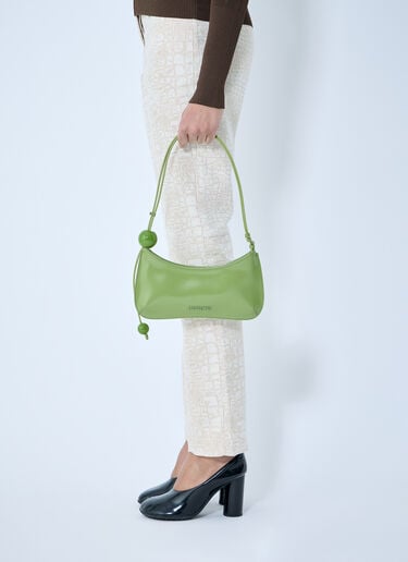 Le Bisou Perle Shoulder Bag Jacquemus Le Bisou Perle Shoulder Bag Green jac0260031
