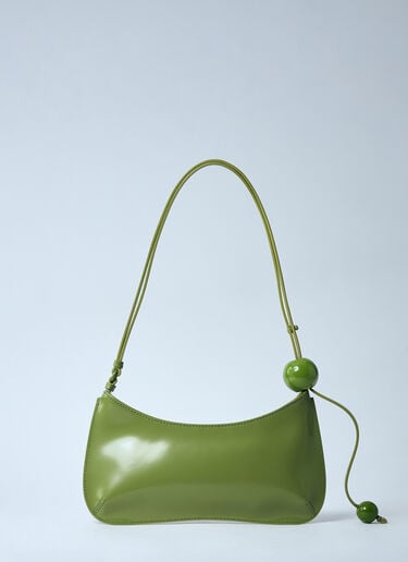 Le Bisou Perle Shoulder Bag Jacquemus Le Bisou Perle Shoulder Bag Green jac0260031
