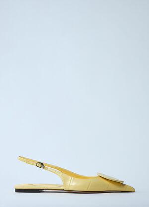 Jacquemus Les Slingbacks Duelo Pumps Yellow jac0260048