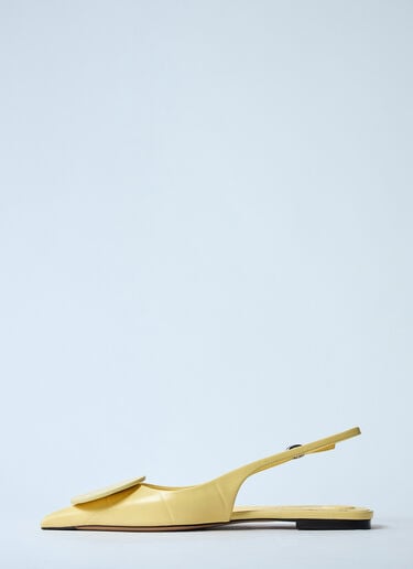 Jacquemus Les Slingbacks Duelo Pumps Yellow jac0260048