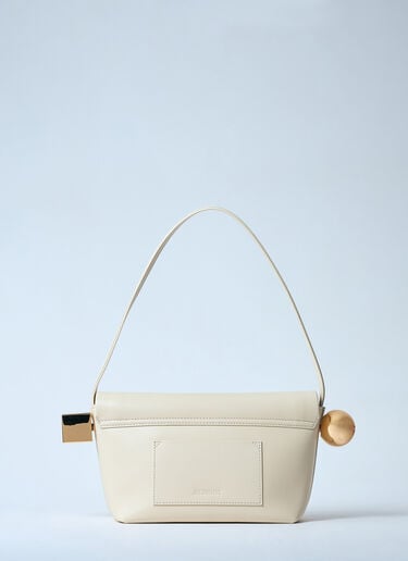 Jacquemus La Rond Carré Shoulder Bag White jac0260055