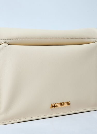 La Pochette Rond Carré Clutch Jacquemus La Pochette Rond Carré Clutch Cream jac0260056