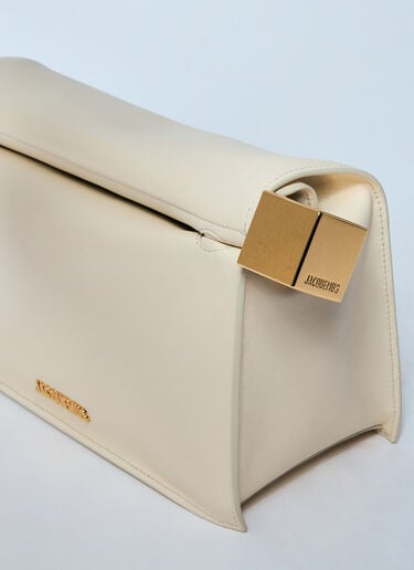 La Pochette Rond Carré Clutch Jacquemus La Pochette Rond Carré Clutch Cream jac0260056