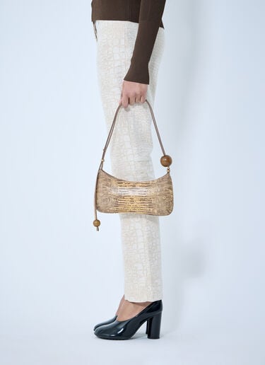 Jacquemus 르 비주 펄 숄더백 베이지 jac0260064