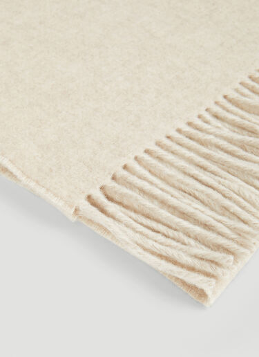 Logo Jacquard Scarf Jacquemus Logo Jacquard Scarf Beige jac0354006