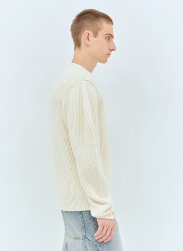 圆领羊毛针织衫 Jil Sander 圆领羊毛针织衫 乳白色 jil0158003