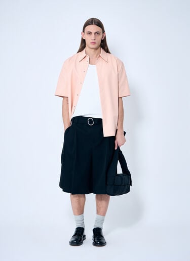 束带褶裥短裤 Jil Sander 束带褶裥短裤 黑色 jil0159006