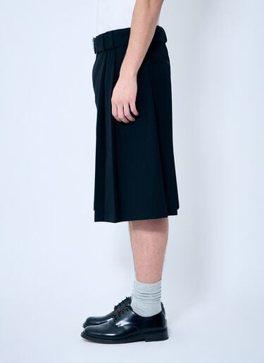 束带褶裥短裤 Jil Sander 束带褶裥短裤 黑色 jil0159006