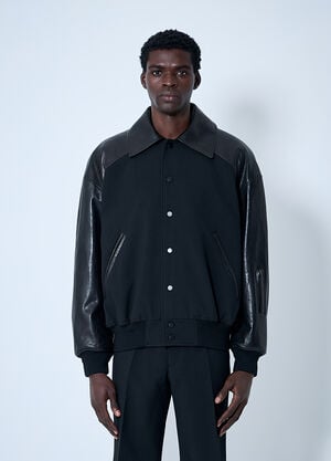 Jil Sander Blouson With Leather Black jil0160006