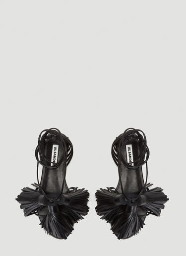 Tassel Sandals Jil Sander Tassel Sandals Black jil0239025