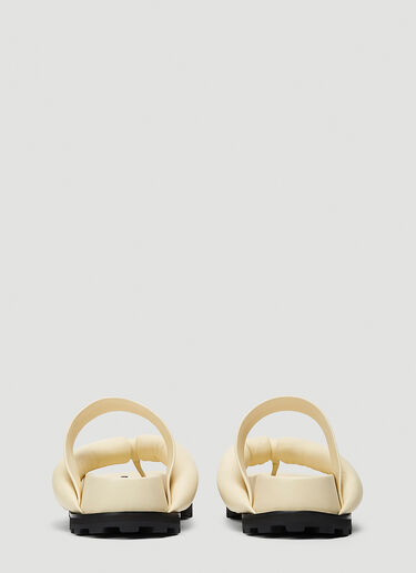 Leather Sandals Jil Sander Leather Sandals Beige jil0243020