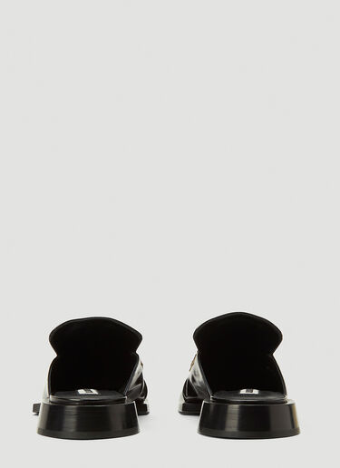 Whipstitch Leather Mules Jil Sander Whipstitch Leather Mules Black jil0244014
