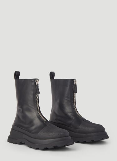 Zip-Up Boots Jil Sander Zip-Up Boots Black jil0245056