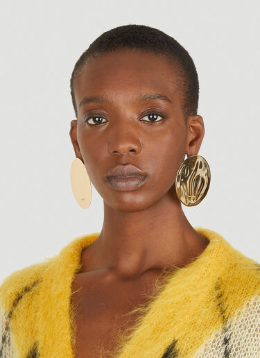 Chain Watch Earrings Jil Sander Chain Watch Earrings Gold jil0248011