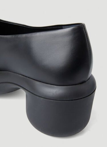블록 힐 슈즈 Jil Sander 블록 힐 슈즈 블랙 jil0249024