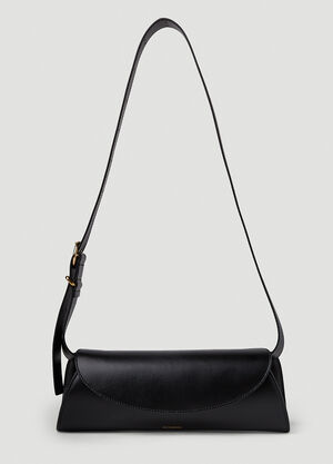 Jil Sander Cannolo Small Shoulder Bag Black jil0251018
