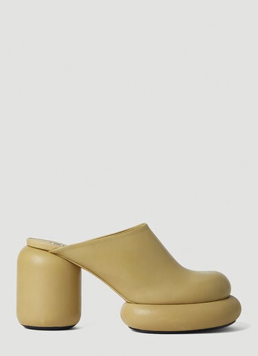 Tubular Mules Jil Sander Tubular Mules Yellow jil0251037