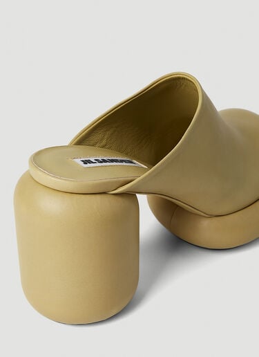 Tubular Mules Jil Sander Tubular Mules Yellow jil0251037