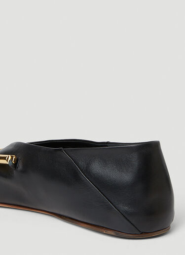 Pointed Ballerina Flats Jil Sander Pointed Ballerina Flats Black jil0251050