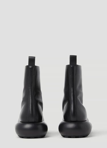 Zip Up Leather Ankle Boots Jil Sander Zip Up Leather Ankle Boots Black jil0253033