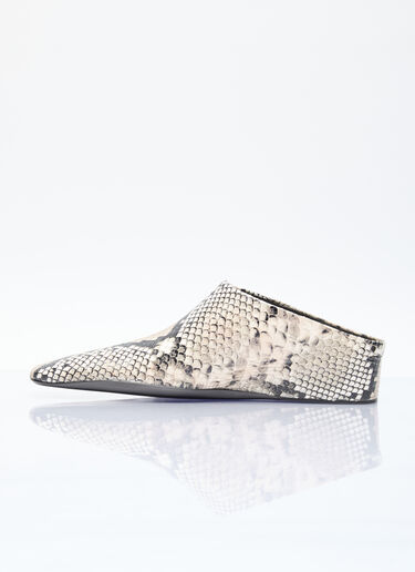 Snakesking Mules Jil Sander Snakesking Mules Brown jil0256010