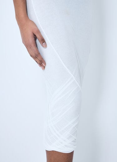Jil Sander 레이어드 미디 원피스  화이트 jil0259006