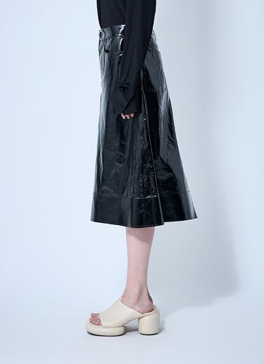 Jil Sander 고광택 펜슬 스커트  블랙 jil0259008