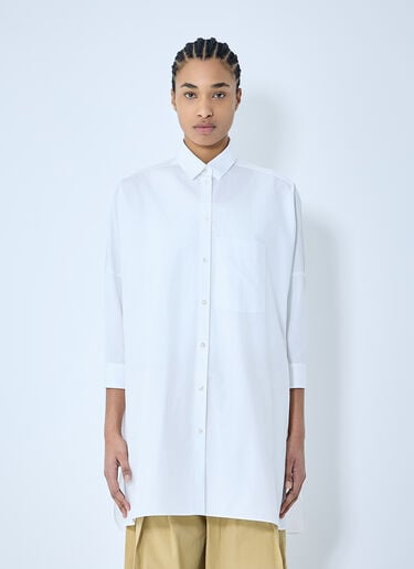 Jil Sander 棉质休闲衬衫  白色 jil0259013
