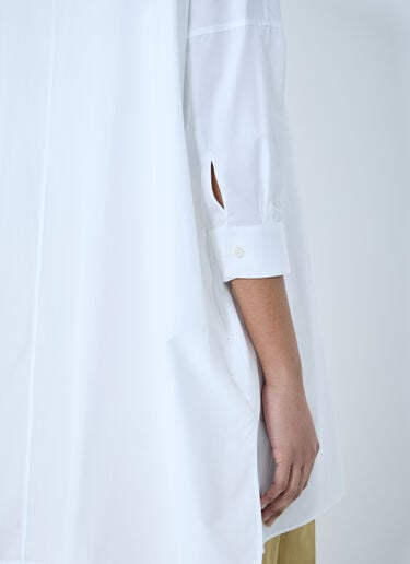Jil Sander 棉质休闲衬衫  白色 jil0259013