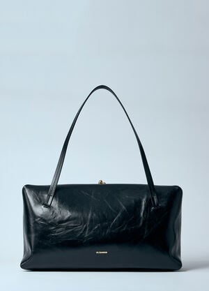 Jil Sander 스몰 고지 필로우 핸드백  블랙 jil0259016