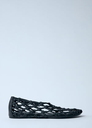 Jil Sander DÃ©colletÃ© 芭蕾浅口鞋  黑色 jil0259020