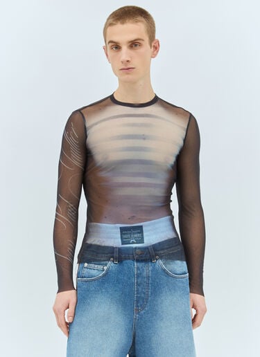 Jean Paul Gaultier Le Mâle Crewneck Top Navy jpg0159001