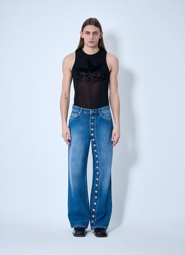 系扣牛仔裤 Jean Paul Gaultier 系扣牛仔裤 蓝色 jpg0160002