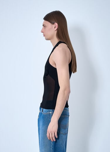 Mesh Tattoo Tank Top Jean Paul Gaultier Mesh Tattoo Tank Top Black jpg0160003