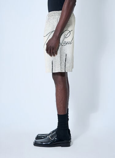 Printed Shorts Jean Paul Gaultier Printed Shorts Ecru jpg0160004