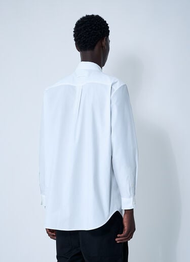 Jean Paul Gaultier Logo Print Button-Down Shirt White jpg0161005