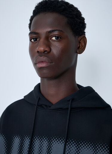 Logo Motif Hooded Sweatshirt Jean Paul Gaultier Logo Motif Hooded Sweatshirt Black jpg0161006