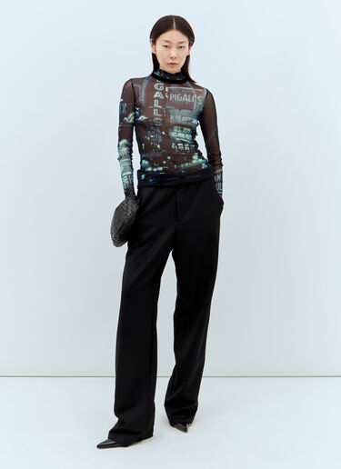 피갈 메시 탑 Jean Paul Gaultier 피갈 메시 탑 네이비 jpg0258002
