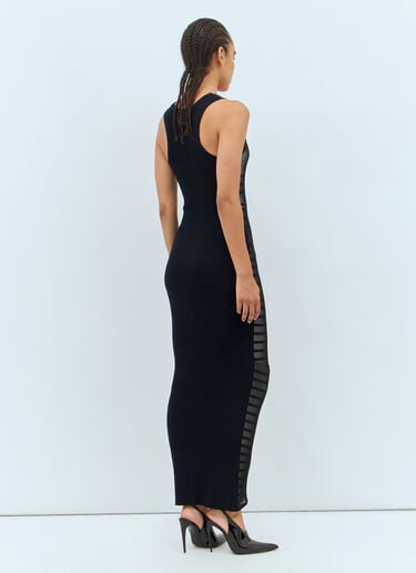 골지 마리니에르 맥시 원피스 Jean Paul Gaultier 골지 마리니에르 맥시 원피스 블랙 jpg0258014