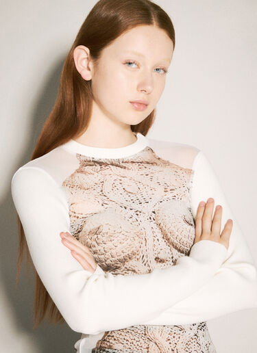 Madonna Knit Top Jean Paul Gaultier Madonna Knit Top White jpg0258031