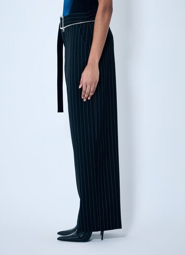 Jean Paul Gaultier Pinstripe Wool Pants Black jpg0259008