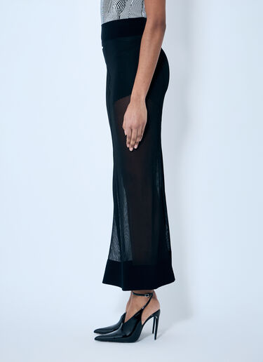 Jean Paul Gaultier Knit Maxi Skirt Black jpg0259012
